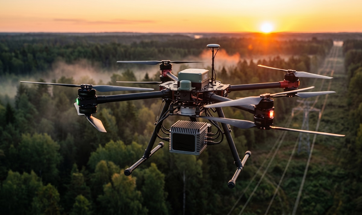 Drooni LiDAR mõõdistamine Eestis